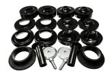 Energy Suspension 18+ Jeep Wrangler JL Black Rock-Flex 2in Adjustable Coil Spacer Set thumbnail 2