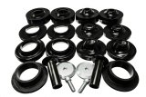 Energy Suspension 18+ Jeep Wrangler JL Black Rock-Flex 2in Adjustable Coil Spacer Set thumbnail 3
