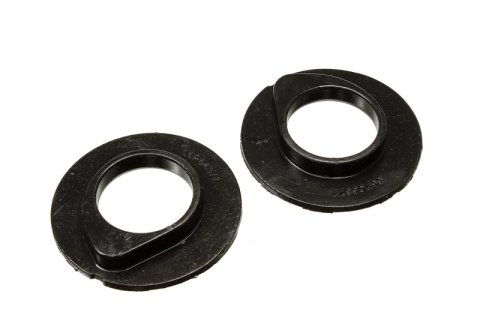 Energy Suspension 90-96 Ford F-150/Ford Bronco Front Coil Spring Isolator Set - Black thumbnail 2