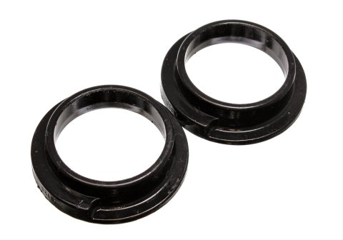 Energy Suspension Universal 3in ID 4 5/16in OD 1 1/8in H Black Coil Spring Isolators (2 per set) thumbnail 1
