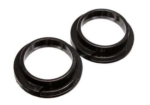 Energy Suspension Universal 3in ID 4 5/16in OD 1 1/8in H Black Coil Spring Isolators (2 per set) thumbnail 2