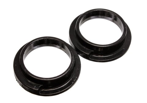 Energy Suspension Universal 3in ID 4 5/16in OD 1 1/8in H Black Coil Spring Isolators (2 per set) thumbnail 3