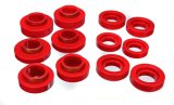 Energy Suspension GM Red Body to Frame Mount and Radiator Support Bushing Set thumbnail 4