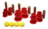 Energy Suspension 02-05 Dodge Ram 1500 2WD Red Rear Leaf Spring Bushing Set thumbnail 1