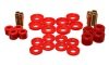 Energy Suspension 03-09 Dodge RAM 1500/2500/3500 Pickup Red Front End Control Arm Bushing Set thumbnail 7