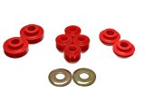 Energy Suspension 86-95 Ford Taurus Red Front Strut Rod Bushing Set thumbnail 4