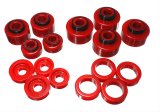 Energy Suspension 99-07 Ford F-250/F-350 SD 2/4WD Crew Cab Body Mount Set - Red thumbnail 1