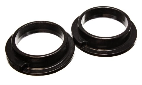 Energy Suspension 2005-07 Ford F-250/F-350 SD 2/4WD Front Coil Spring Isolator Set - Black