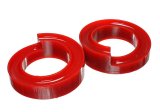 Energy Suspension 2005-07 Ford F-250/F-350 SD 2/4WD Front Coil Spring Isolator Set - Red thumbnail 2