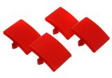 Energy Suspension 2005-07 Ford F-250/F-350 SD 2/4WD Rear Axle Bump Stop Set - Red thumbnail 2