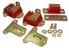 Energy Suspension 69-72 Camaro/70-73 Monte Carlo Red Complete Motor & Trans Mount Set Zinc Finish thumbnail 8