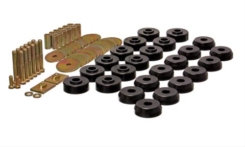Energy Suspension Chevy 59-64 Belair/Biscayne/Caprice/Impala /59-63 El Camino Black Body Mount Set thumbnail 1