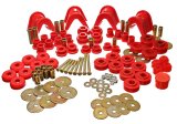 Energy Suspension 66-77 Ford Bronco 4WD (w/ 4 Deg C-Bushings) Red Hyper-Flex Master Bushing Set thumbnail 2