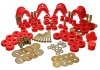 Energy Suspension 66-77 Ford Bronco 4WD (w/ 4 Deg C-Bushings) Red Hyper-Flex Master Bushing Set thumbnail 5