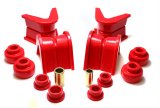 Energy Suspension 76-77 Ford Bronco/66-72 F-100/F-150 Red 7 Deg Offset Complete 14 Pc C-Bushing Set thumbnail 1