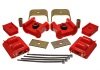 Energy Suspension 73-84 K5 Blazer 4WD Fullsize Red Complete Motor & Trans Mount Set Zinc Finish thumbnail 8