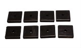 Energy Suspension Square Pad Set 2-1/16in Length x 2-1/16in Width x 3/8in Hole ID x 3/8in H-Black thumbnail 1
