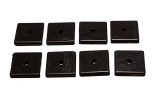 Energy Suspension Square Pad Set 2-1/16in Length x 2-1/16in Width x 3/8in Hole ID x 3/8in H-Black thumbnail 4