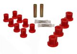 Energy Suspension Jeep Spring Bushing Set - Red thumbnail 1