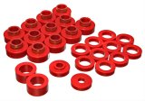 Energy Suspension CJ-8 Scrambler Body Mount - Red thumbnail 1