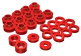 Energy Suspension CJ-8 Scrambler Body Mount - Red thumbnail 2