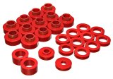Energy Suspension CJ-8 Scrambler Body Mount - Red thumbnail 4
