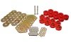 Energy Suspension Body Mount Set W/Hardware - Red thumbnail 6