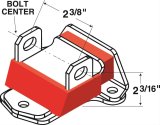 Energy Suspension Early Engine Mount Tall/Narrow - Red thumbnail 3
