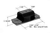 Energy Suspension Chrome GM Trans Mount - Black thumbnail 1