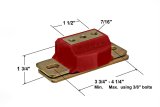 Energy Suspension GM Transmission Mount - Short - Red thumbnail 1