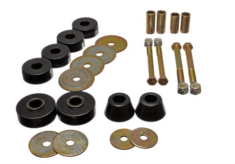 Energy Suspension Chevy Pickup Body Mounts - Black thumbnail 1