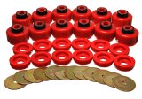 Energy Suspension Body Mount Set - Red thumbnail 1
