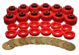 Energy Suspension Body Mount Set - Red thumbnail 3