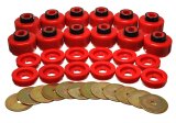 Energy Suspension Body Mount Set - Red thumbnail 4