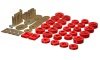 Energy Suspension Body Mount Set - Red thumbnail 8
