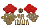 Energy Suspension Body Mount Set Exc. Convertible - Red thumbnail 4