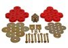 Energy Suspension Body Mount Set Exc. Convertible - Red thumbnail 7
