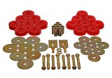 Energy Suspension Body Mount Set Exc. Convertible - Red thumbnail 9