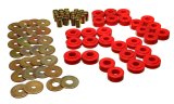 Energy Suspension Rear Spring Frame Shackle Kit - Red thumbnail 4