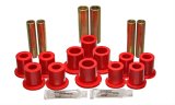 Energy Suspension Ford Rear Spring Bushing Set Complete - Red thumbnail 1