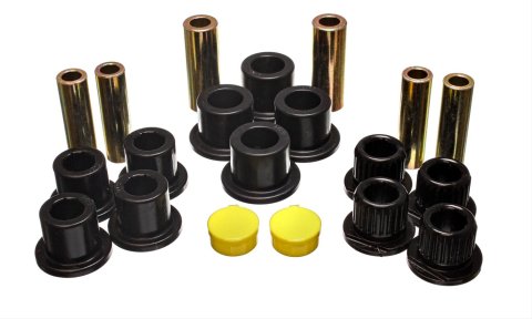 Energy Suspension Rear Leaf Spring Bushing Set - Black