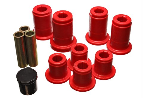 Energy Suspension Front Control Arm Bushing Set - Red thumbnail 1