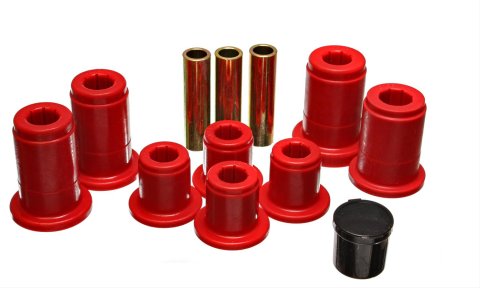 Energy Suspension Front Control Arm Bushing Set - Red thumbnail 2