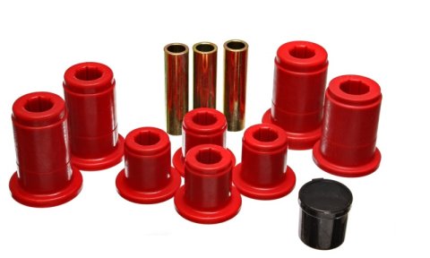 Energy Suspension Front Control Arm Bushing Set - Red thumbnail 4