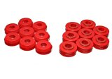 Energy Suspension Ford Bronco Body Mount Set - Red thumbnail 2