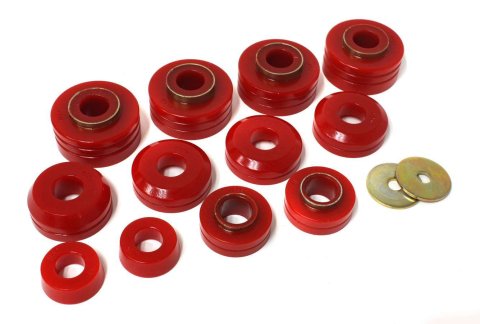 Energy Suspension Ford 4Wd Body Mounts - Red thumbnail 9
