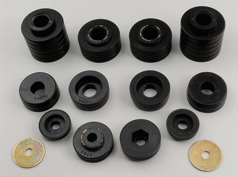 Energy Suspension Body Mount Set - Black