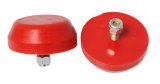 Energy Suspension 1in Tall Flat Head Bump Stop - Red thumbnail 2