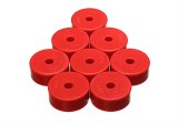Energy Suspension Pad - Med - 2-1/32in OD x 7/16in ID x 13/16in H - Red thumbnail 1