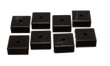 Energy Suspension Pad - Soft - 2-1/16in SQ x 3/8in ID x 15/16in H - Black thumbnail 1
